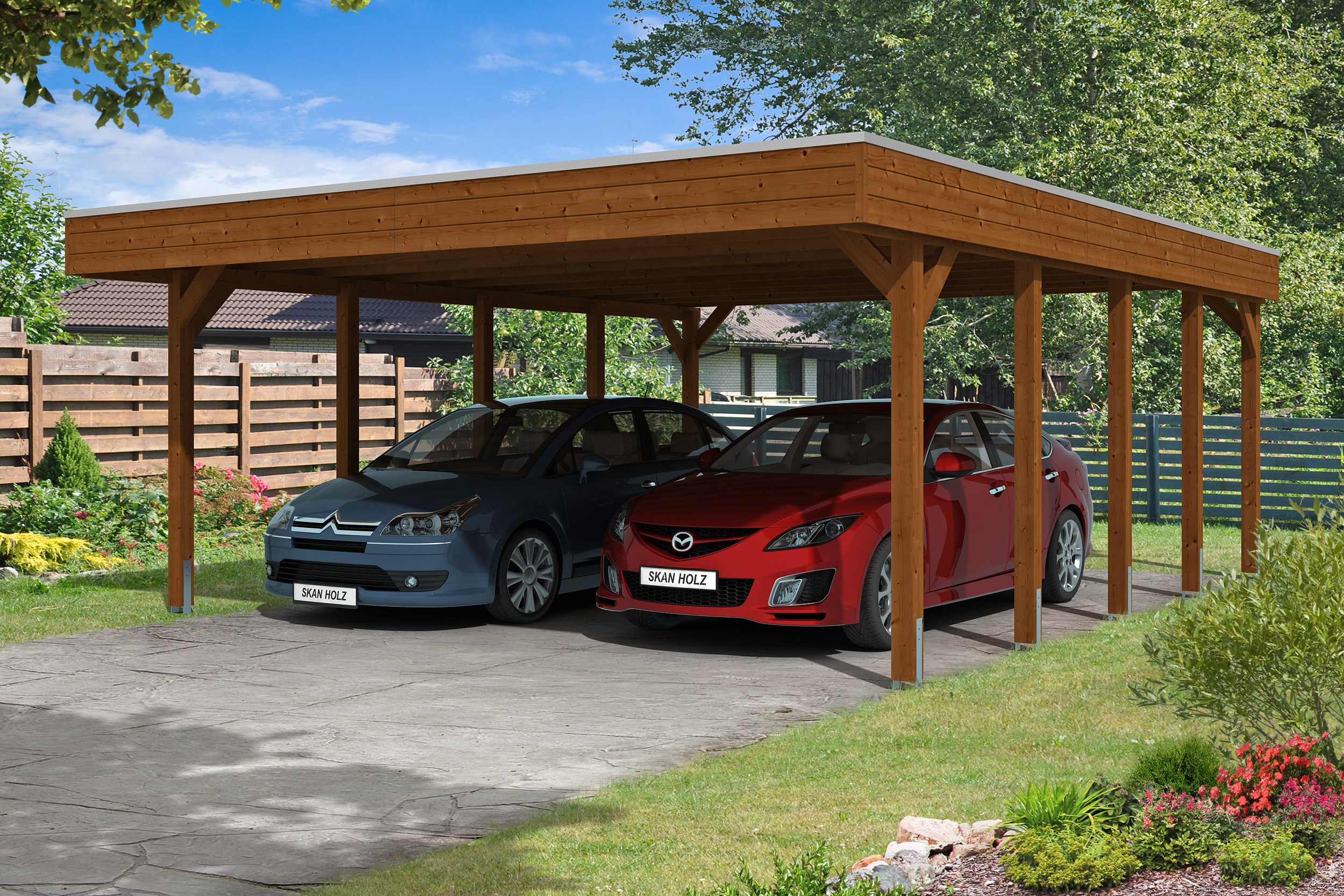 Nyitott garázs kétállásos kivitel 314/5