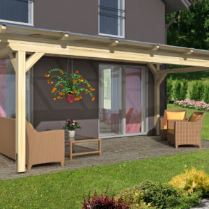 Szabadonálló terasztető vagy garázs tető 201/2