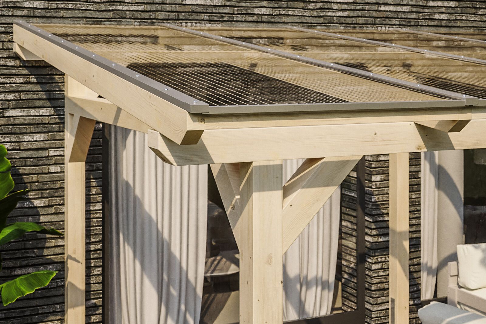 Polikarbonát terasztető Siena