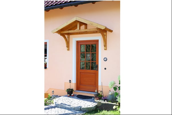 Bejárati esővédő tető Stettin