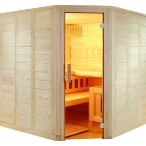 Finn szauna sarokszauna kivitel Wellfun