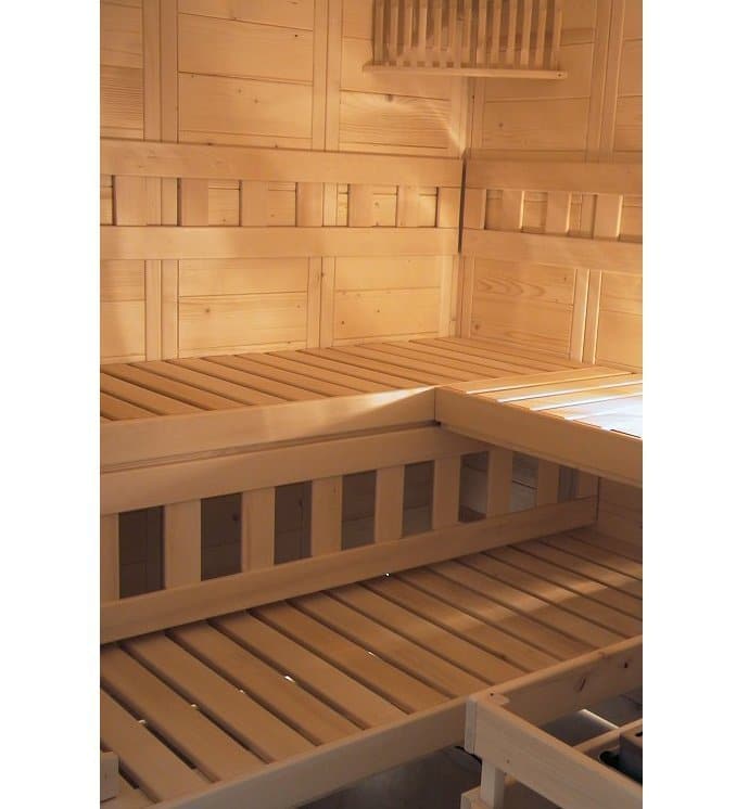 Beltéri finn szauna wellfun 204x204cm - Image 7