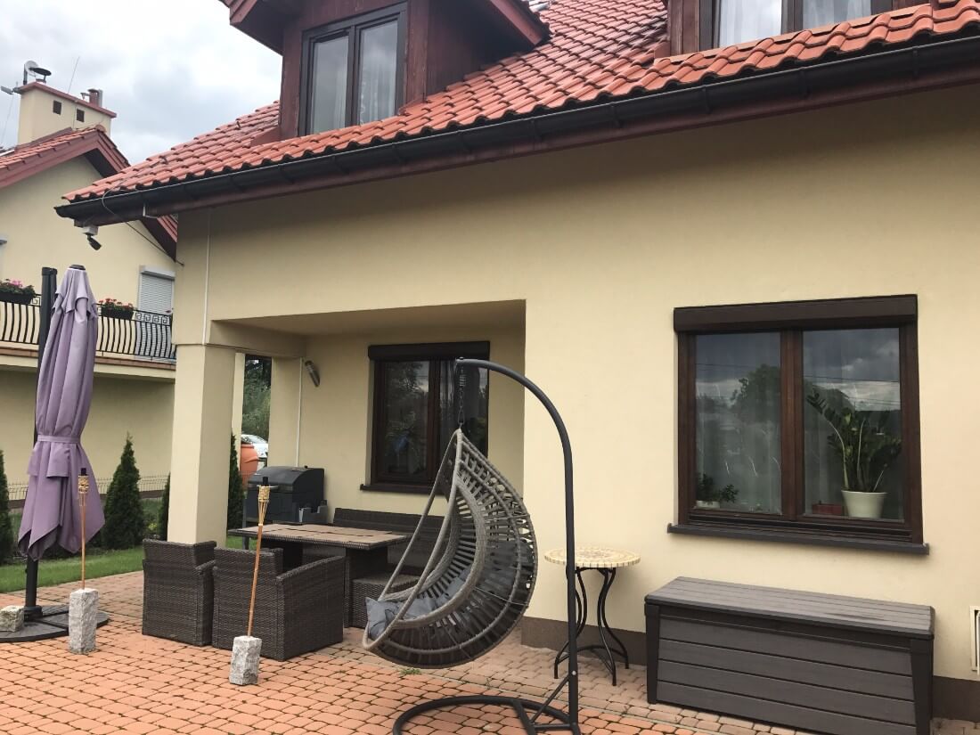 Rattan függőfotel párnával állvánnyal - Image 4