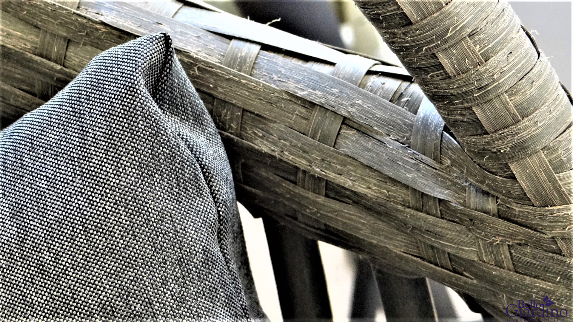 Rattan függőfotel párnával állvánnyal - Image 3