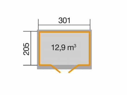 Weka faház alapozási mérete 218