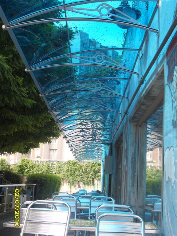 Terasz előtető építés Prolux 1515