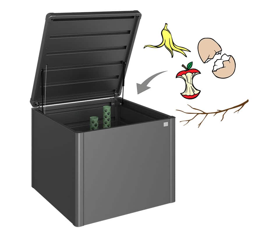 Komposztló láda fém komposztláda MonAmi