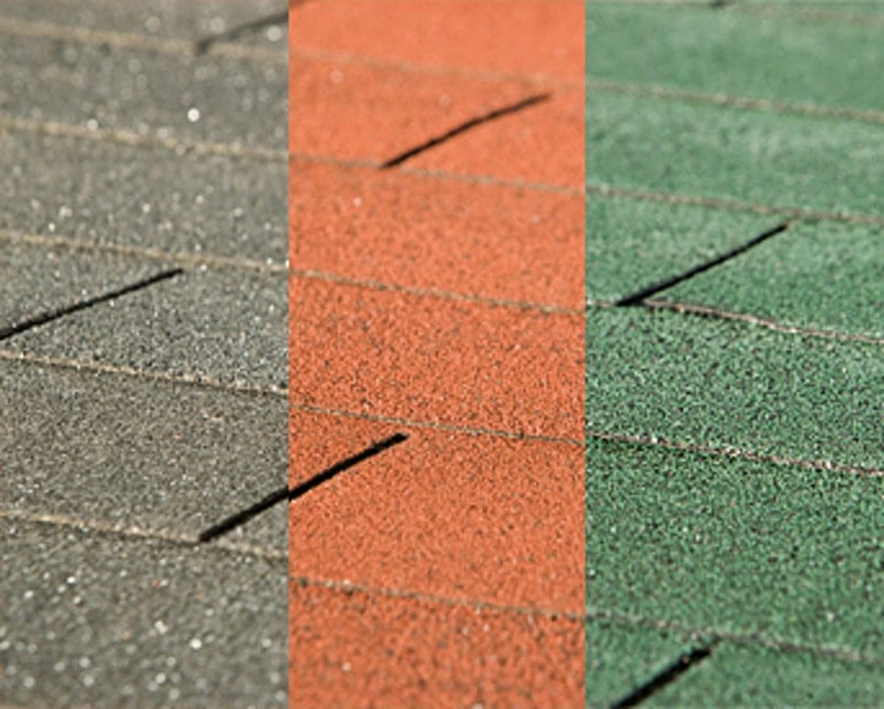 Bitumenes tetőzsindely színek