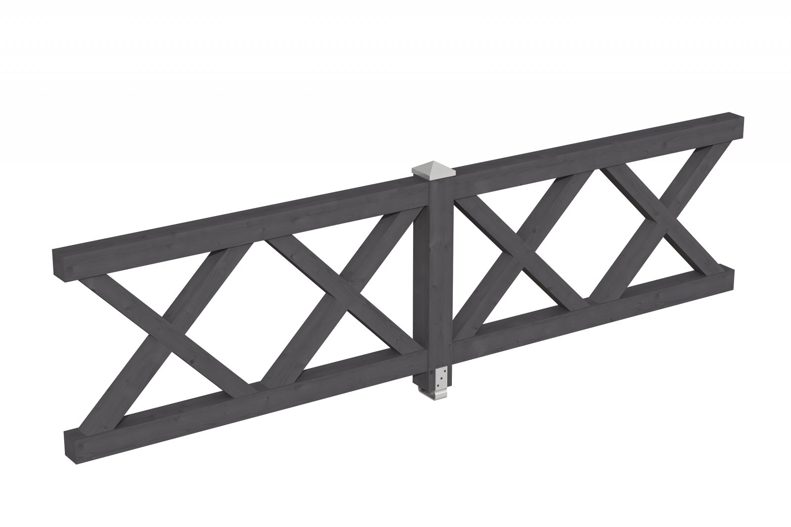 Pavilon korlát X antracit