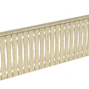 Pavilon korlát I-kivitel