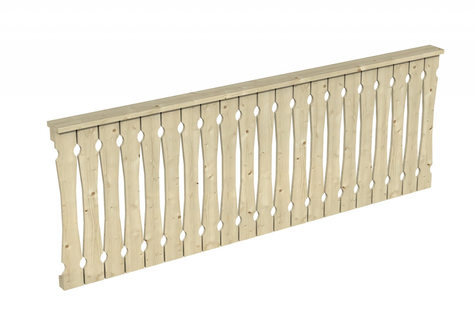 Pavilon korlát I-kivitel