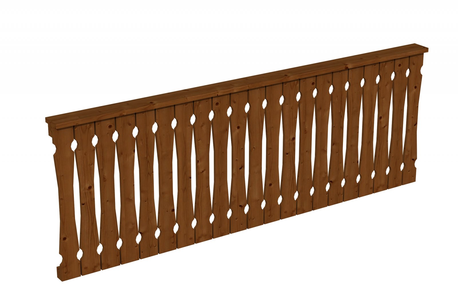 I-korlátelem pavilonhoz barna