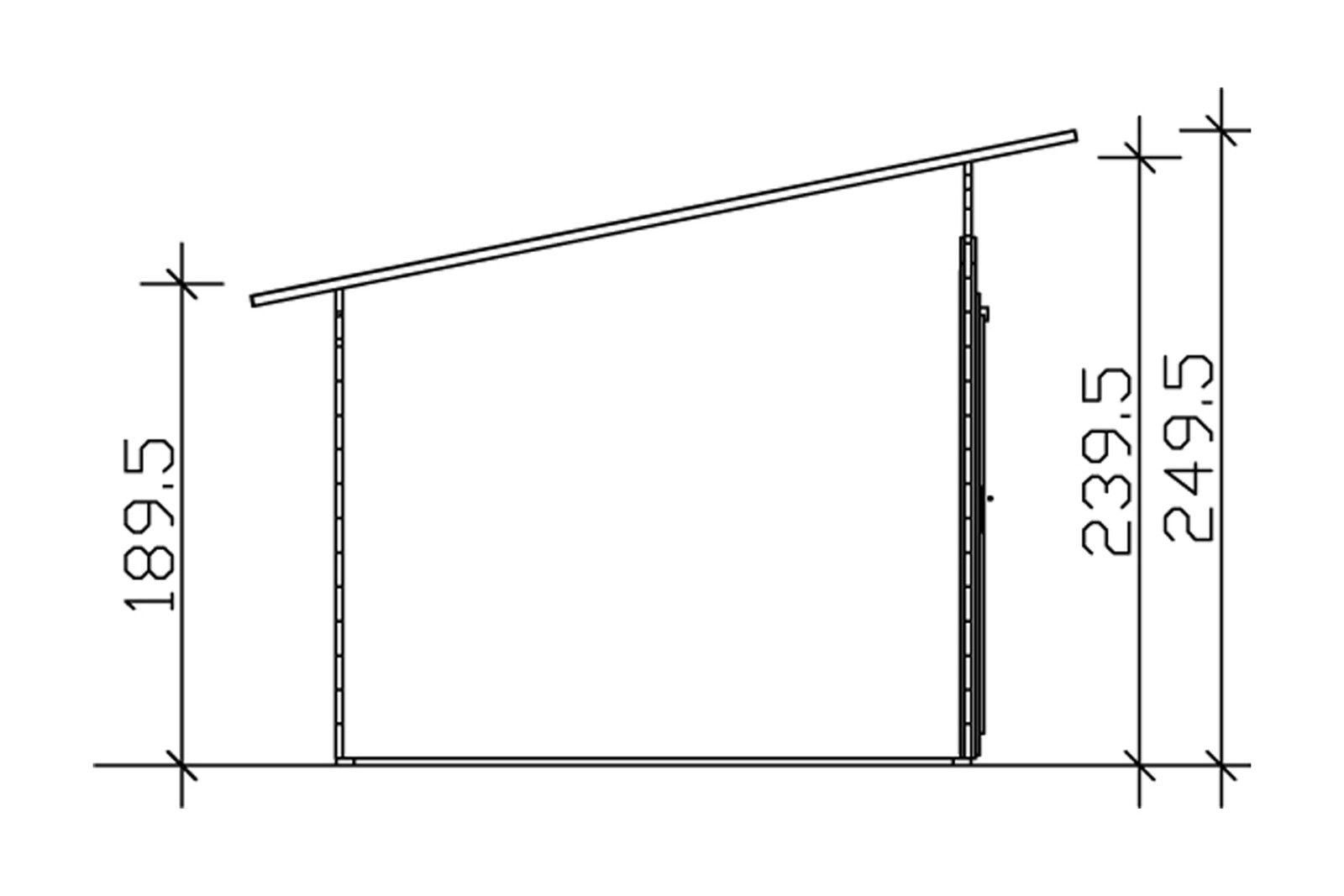 Szerszámtároló fatároló Knut faház