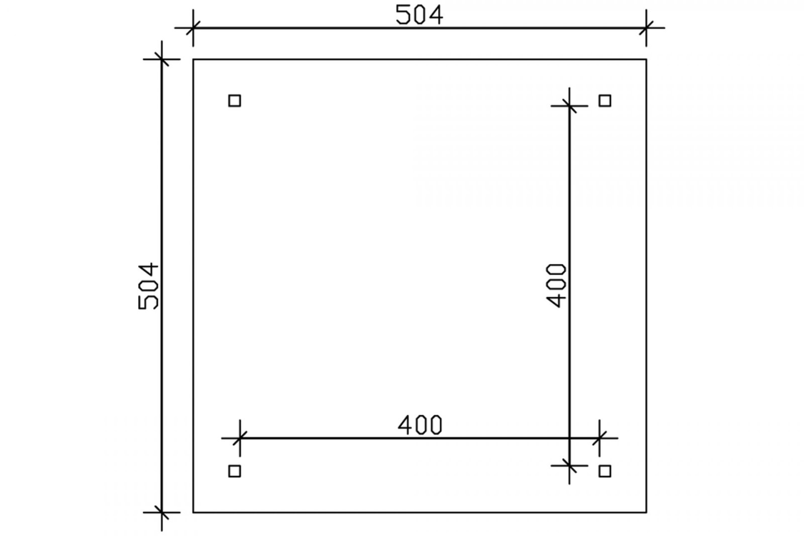 Kerti pavilon négyszögletű szaletli Cannes - Image 5