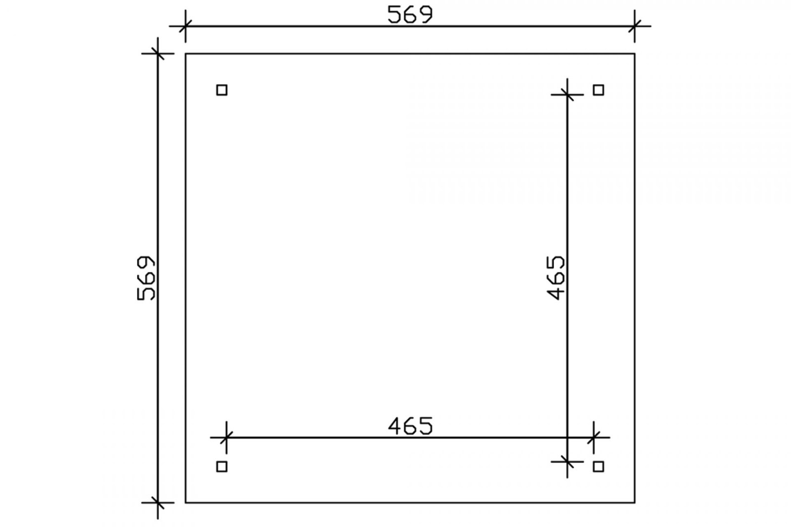 Kerti pavilon négyszögletű szaletli Cannes - Image 6