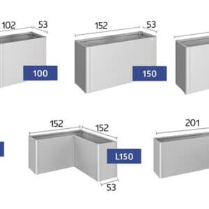 Belvedere virágágyás