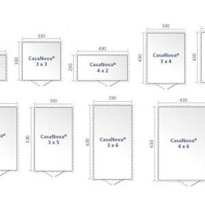 Szigetelt fém ház CasaNova Biohort