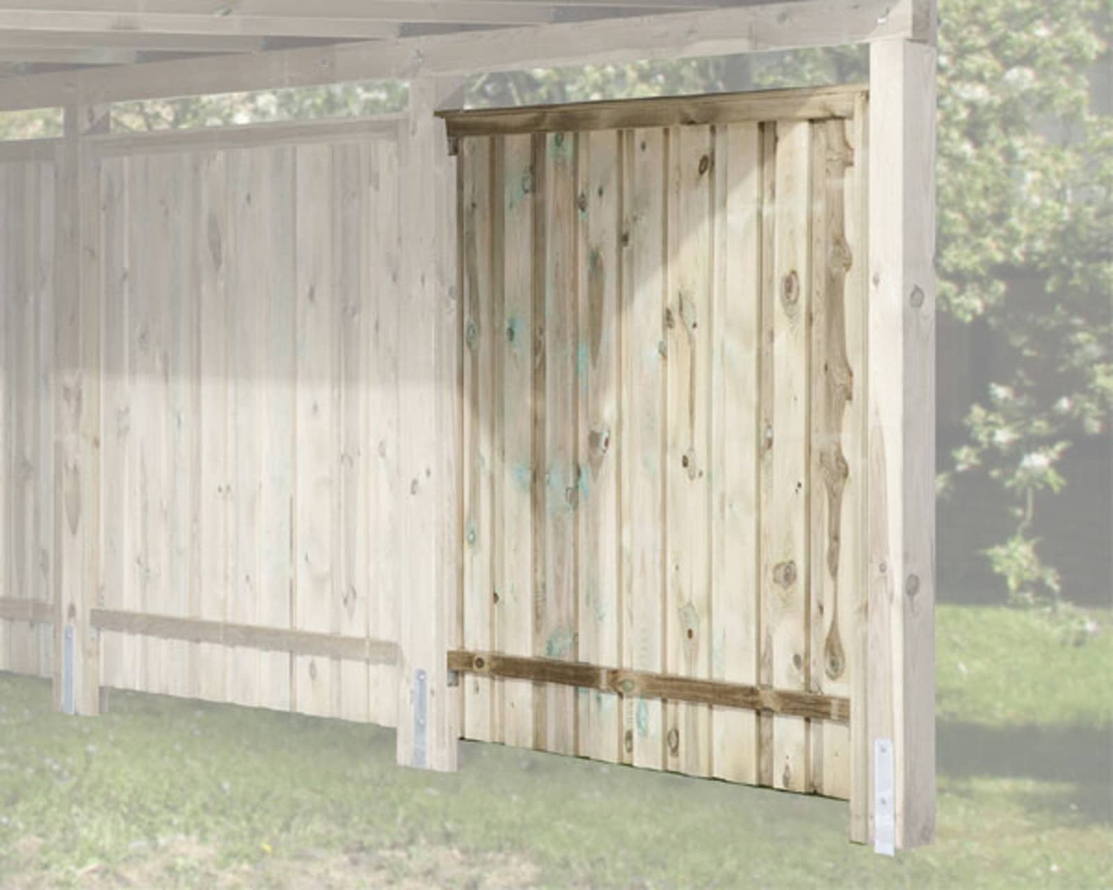 Oldalfal Weka garázshoz