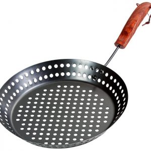 5807-Santos-Grillpfanne-gelocht-rund-14514 Santos Grill serpenyő