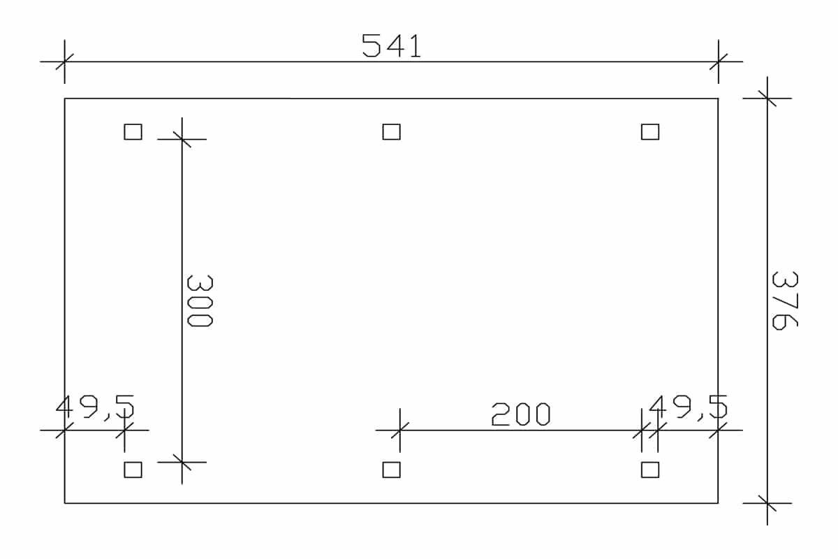 Garázstető Franken carport