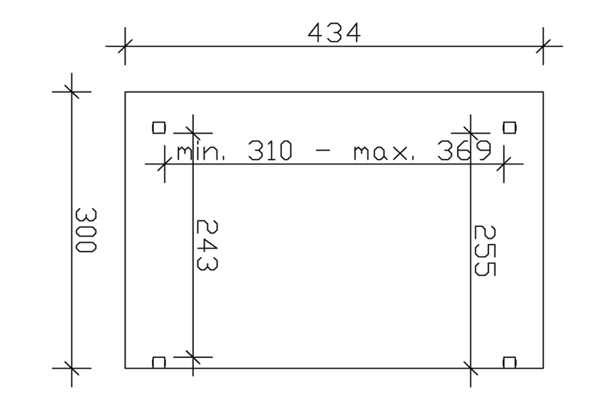 Terasztető alaprajz Sanremo 201