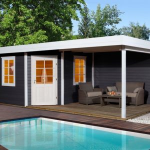 Faház terasztetővel Weka 213.3030.40210