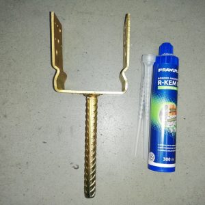 Rgasztható pillértartó vas