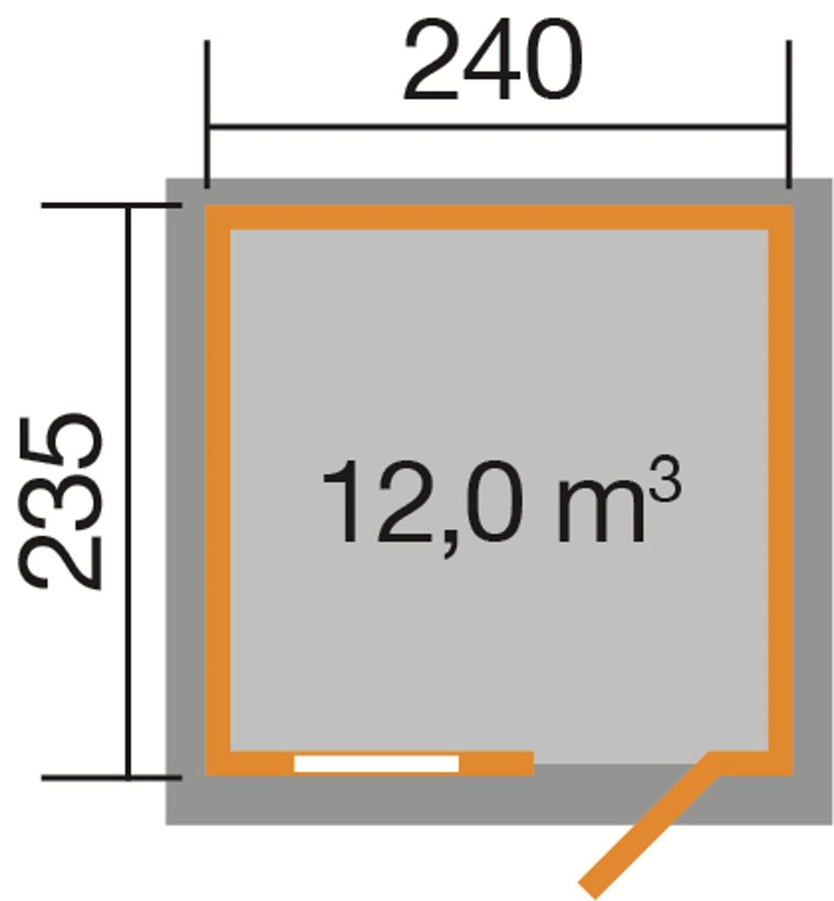 Faház 123-as alaprajza