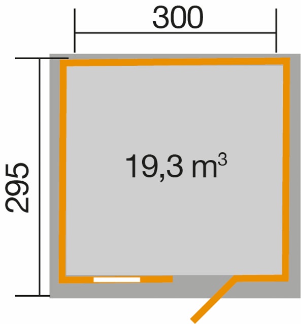 Faház alaprajz Weka 123.3030.40