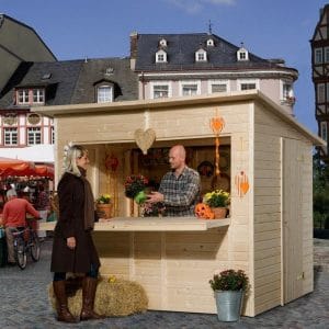 Vásári pavilon árusító faház