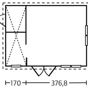 Esbjerg 2 faház alapozási rajza