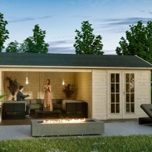 Faház terasszal natúr Tilburg