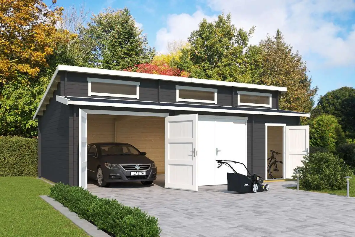 Zárt garázs faház Weka441 - Image 6