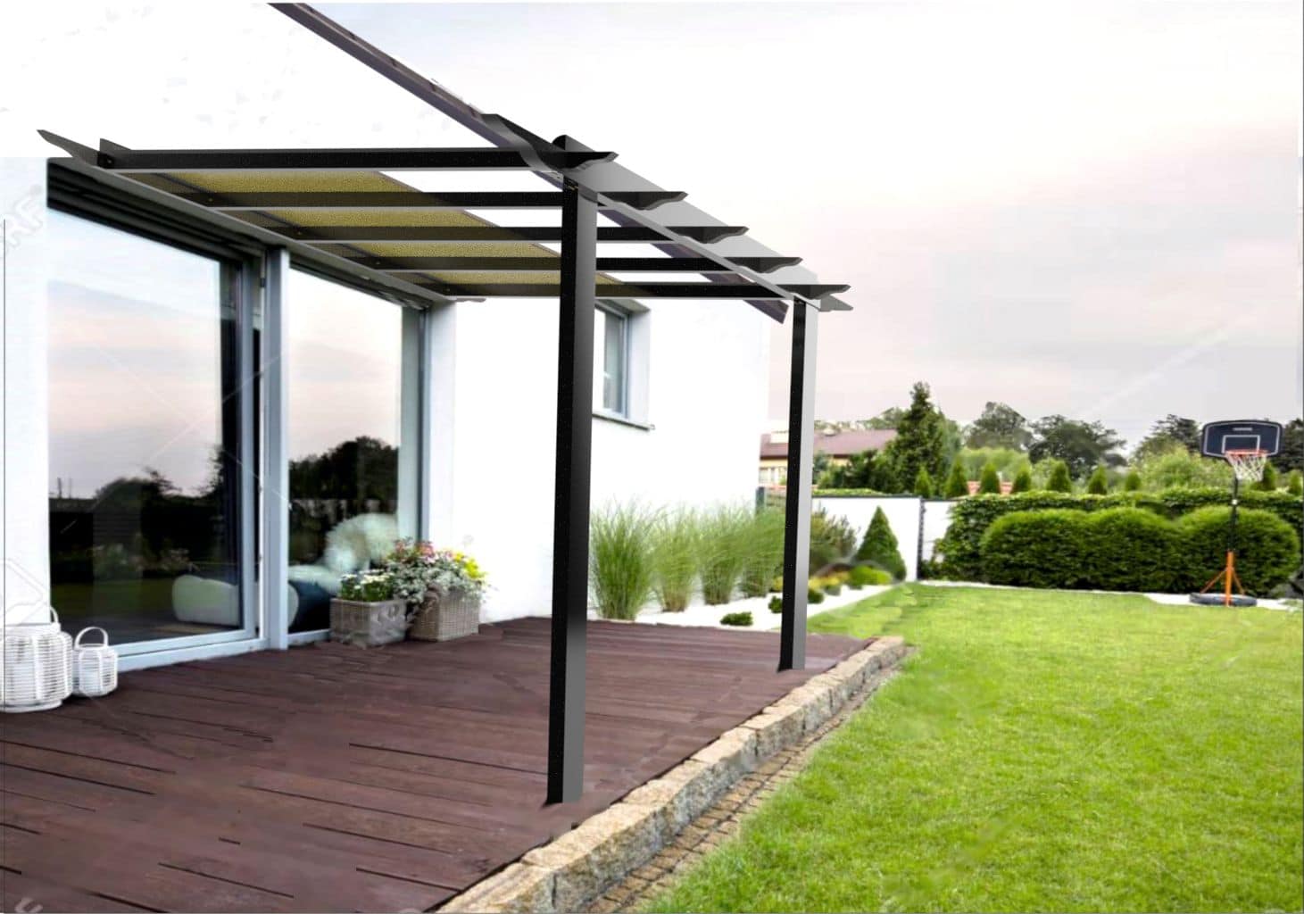 Terasztető_pergola_motoros_árnyékolóval