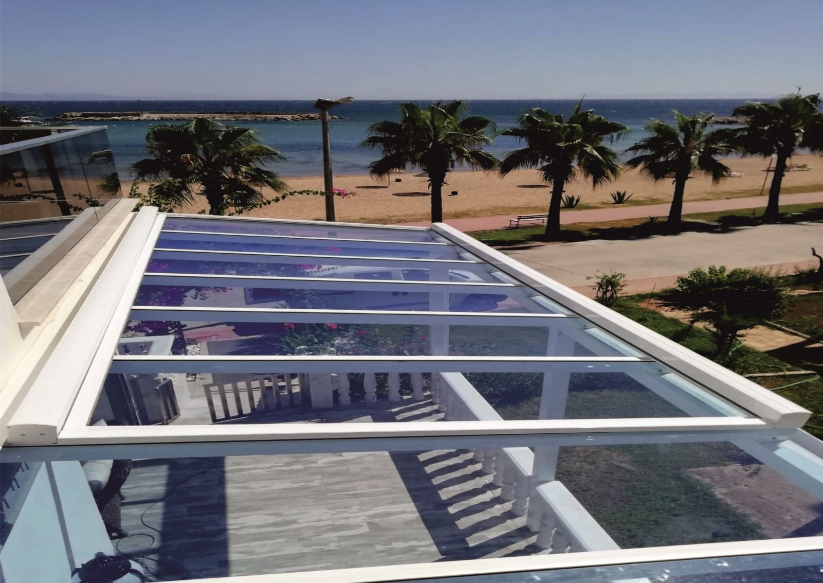 Terasztető elhúzható árnyékolóval CamelliaVeranda - Image 5