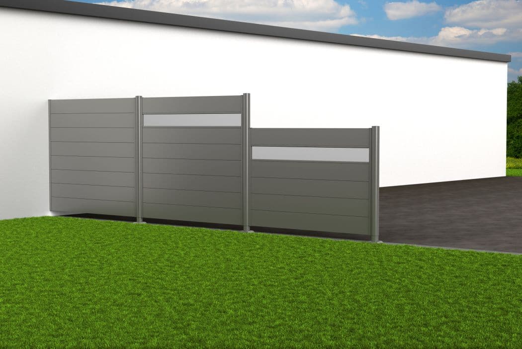 Biohort belátásgátló fém kerítés