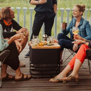 CUBE_grill_asztallap Grill Höfats Cube tűzkosár