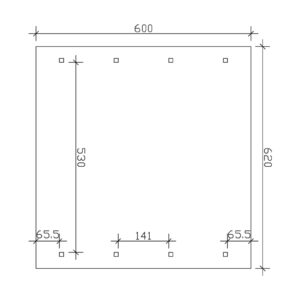 Alapozási_rajz_Wallgau_620x600 Alapozási műszaki rajz Wallgau