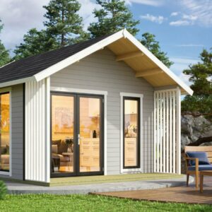 Design faház Weka445 szürke