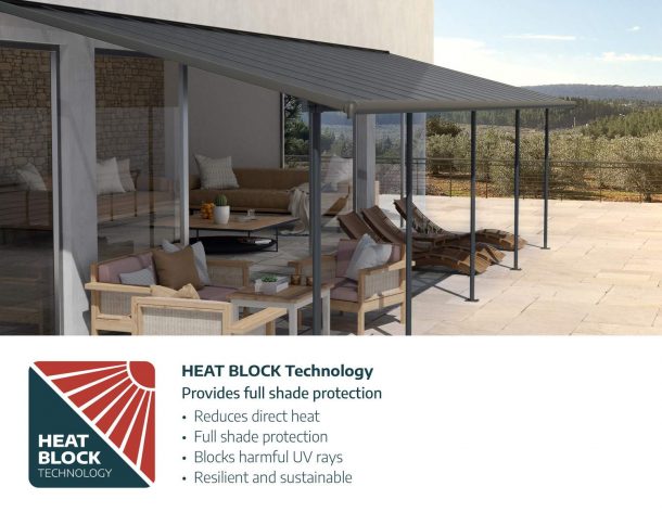 Palram terasztető árnyékolás