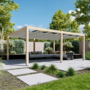 Bari 2. pergola elhúzható árnyékolóval