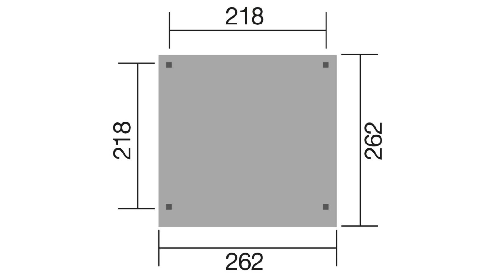 Pavilon tető méret Weka 657.2626