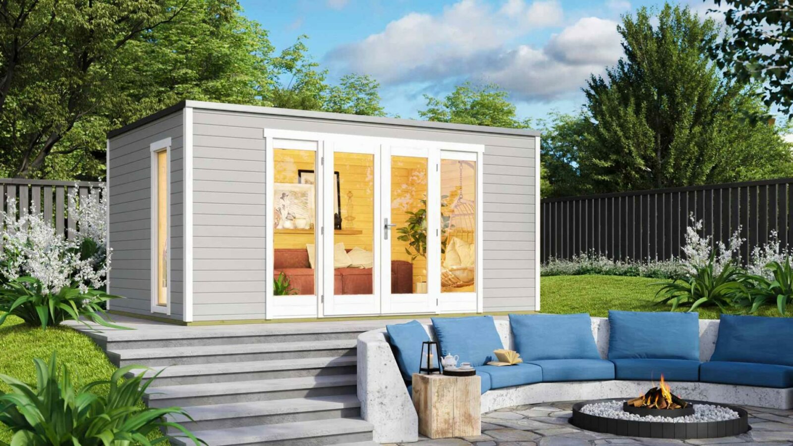 Weka faház P285 szürke