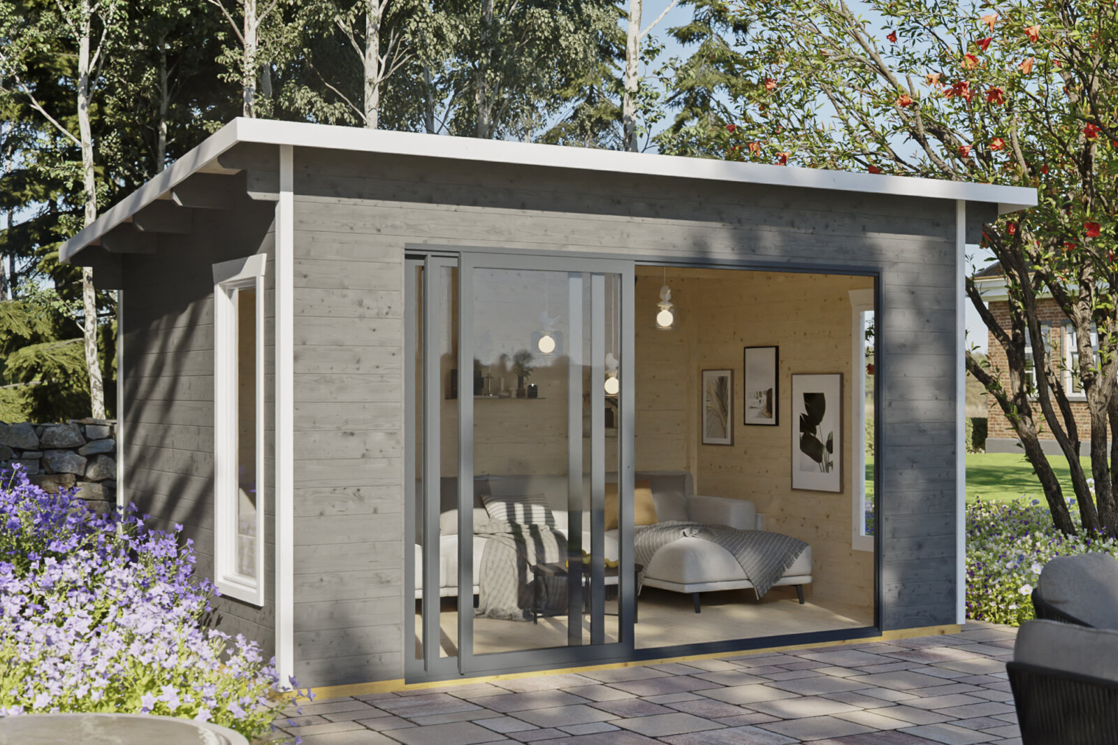 Faház-elhúzható ajtóval Ostende 2E