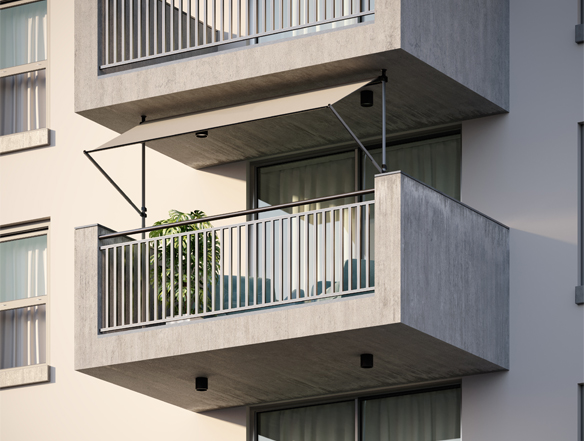 Balkon árnyékoló erkély árnyékolás - Image 5