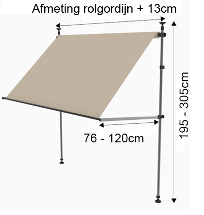 Balkon árnyékoló erkély árnyékolás - Image 2