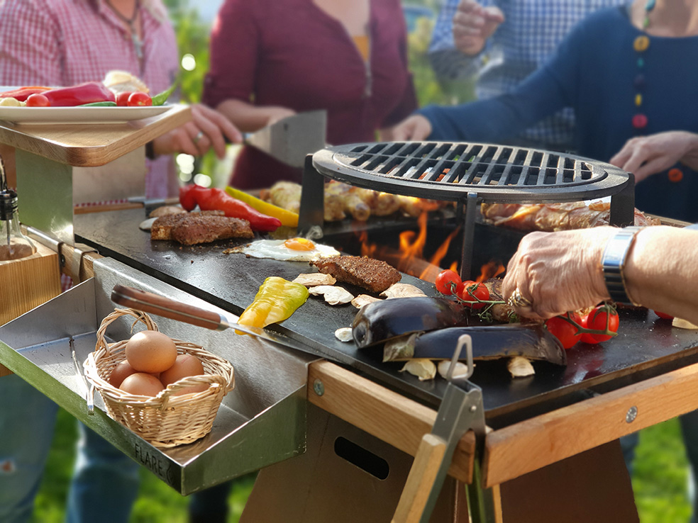 Grillsziget kerti sütő BBQ Flare grill - Image 20