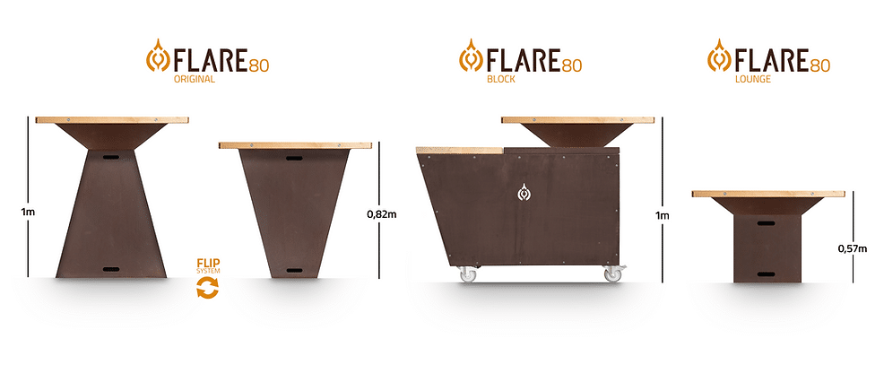 Grillsziget kerti sütő BBQ Flare grill - Image 22