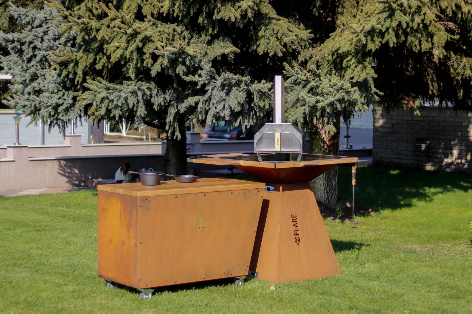 Grillkonyha Flare grill sziget