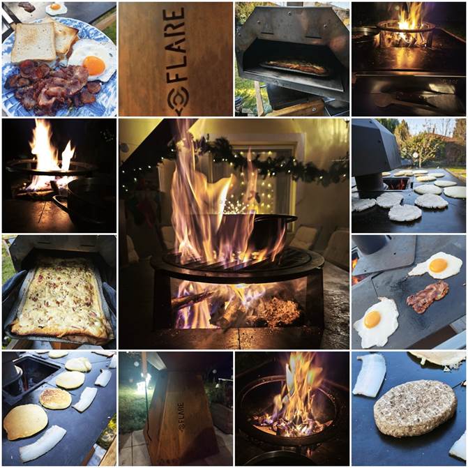 Grillsziget kerti sütő BBQ Flare grill - Image 45